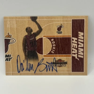 2010-11 Panini Threads Da'Sean Butler Auto RC #6 /399 MIA - Image 1 of 2