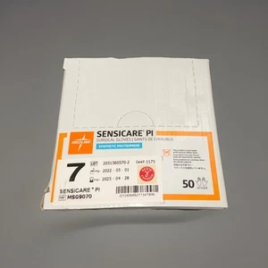 Guanti chirurgici Medline Sensicare PI MSG9070 7 - 50 pezzi in scatola - Foto 1 di 1