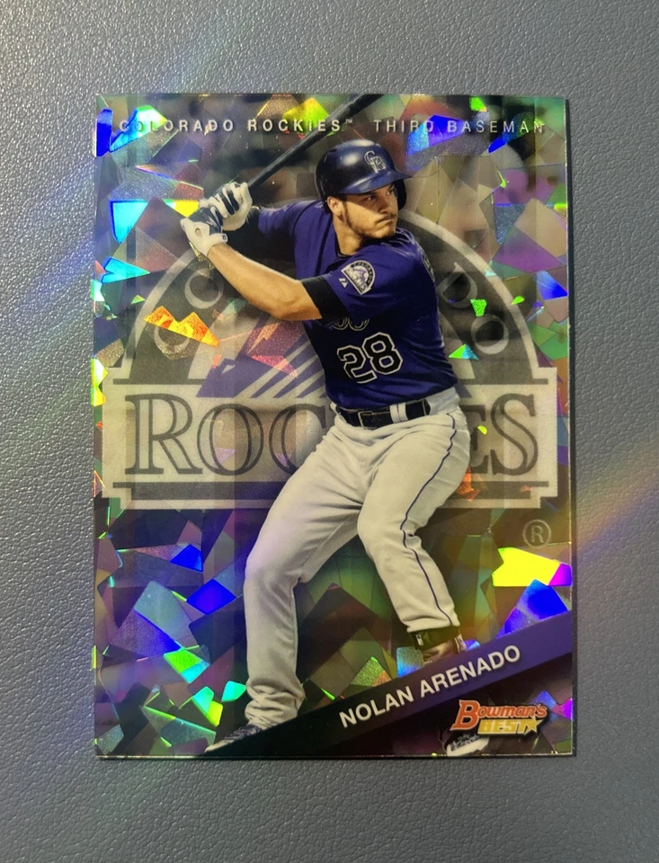 2015 Bowman's Best Atomic Refractor #96 Nolan Arenado Rockies - Image 1 of 4