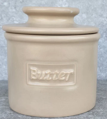 The Original Butter Bell Crock Tremain Embossed Butter French Beurre FREEUSHIP - Image 1 of 4