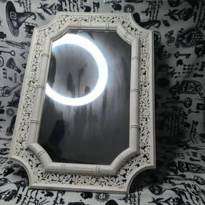 VTG Faux Bamboo Mirror Syroco Accent Mirror  - Picture 1 of 8