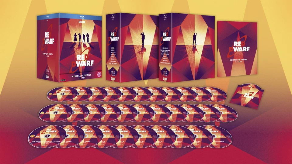 Red Dwarf: Complete Series I - XIII (Blu-ray) Robert Llewellyn (UK IMPORT) Foto 1 de 3