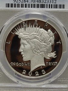 2023-S Peace Dollar PCGS PR70DCAM - Picture 1 of 4
