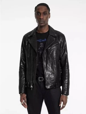 $2498 Brand New John Varvatos Chelsea Biker Jacket EU 46 USA 36 - Image 1 of 4
