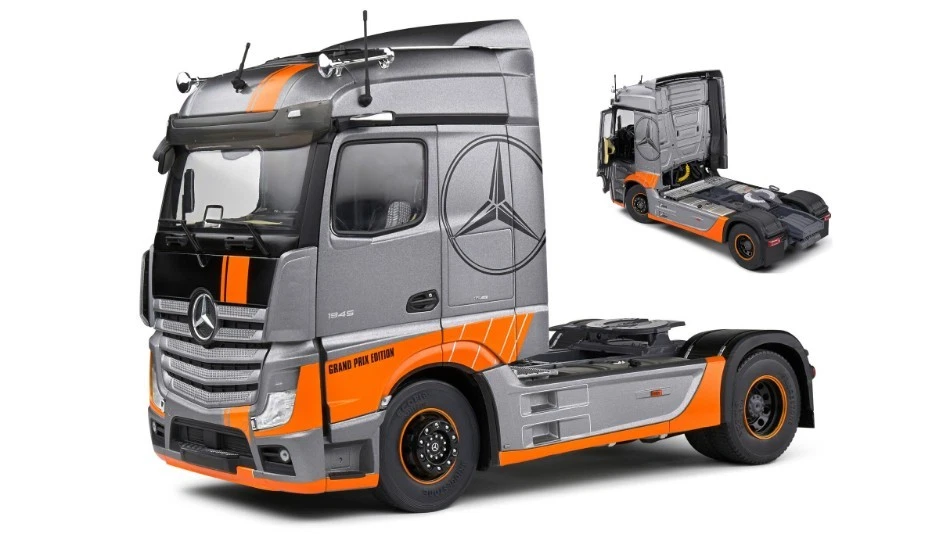 MODELLINO CAMION STATICO SOLIDO MERCEDES ACTROS GRAN PRIX EDITION 2019 1/24 - Immagine 1 di 1