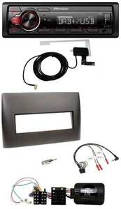 Pioneer 1DIN MP3 DAB USB Lenkrad Autoradio für Fiat Stilo 2001-2007 schwarz - Bild 1 von 11