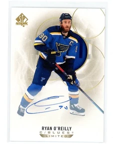 2020-21 SP Authentic Limited Auto Ryan O'Reilly #8 Auto AUTOGRAPH - Picture 1 of 1
