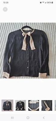 Blusa de gasa Prada talla 42 o US 6 Foto 1 de 4