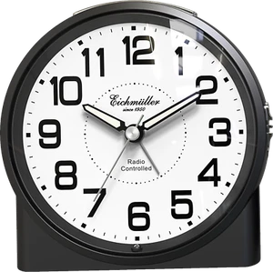 Eichmüller Funkwecker klassisch mit Licht, Alarm, Schlummer und Leuchtzeiger - Bild 1 von 3