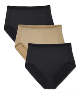 Vanity Fair RADIANT Light Control UNDERSHAPERS 3 Pack Brief Underwear 5X 12 Plus - Picture 1 of 6