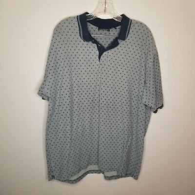 Trader Bay Golf Mens Blue Green Short Sleeve Polo Size XL - Image 1 of 4