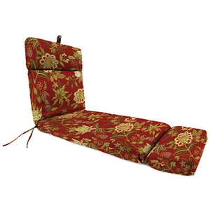 New Outdoor Patio Chaise Lounge Cushion with Ties and Loop 72" x 22", UV Treated - Picture 1 of 25