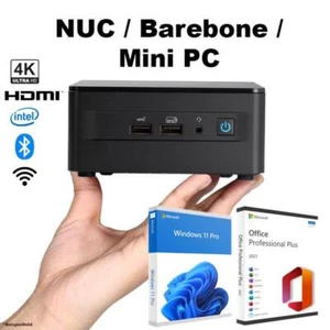NUC Barebone Mini PC i5 16GB DDR4 2TB SSD 1000GB SSD Windows 11 Office 2021a - Bild 1 von 7