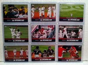 2021 Topps Opening Day TEAM OPENING DAY Insert Card U-Pick Complete Your Set - Picture 1 of 2