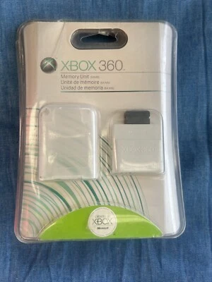 Genuine Official Microsoft Xbox 360 Console Memory Card Unit 64MB NEW - Image 1 of 4