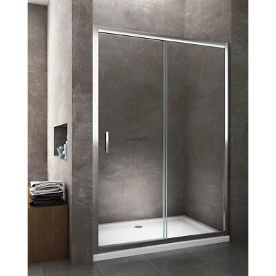 GIORGYSHOP BOX DOCCIA SCORREVOLE NICCHIA, VETRO TEMPERATO 6 MM EASYCLEAN, 150-155 CM