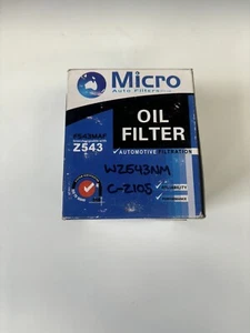 Micro Oil Filter (F543MAF) interchangeablee with Z543 - Picture 1 of 4
