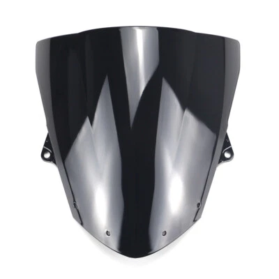 Black Windscreen Windshield Deflector For Kawasaki Ninja ZX10R 2008 2009 2010 - Изображение 1 из 4