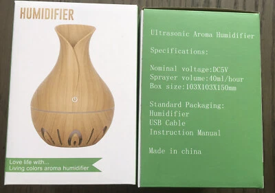 aroma diffuser ultrasonic air humidifier purifier - Image 1 of 3