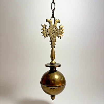 Vintage 1950s Arvika Chandelier Mid Century Brass Antique - Image 1 of 4