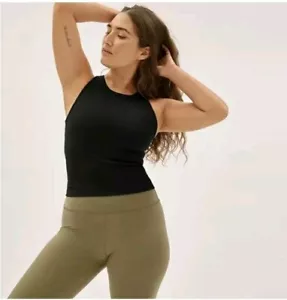 Reggiseno donna Everlane The Perform Crop Tank/Shelf nuovo con etichette taglia XXS spedizione gratuita - Foto 1 di 4