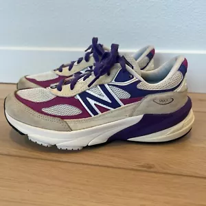 READ Size 5.5 - New Balance Teddy Santis x 990v6 USA Macadamia Nut Magenta D - Picture 1 of 10