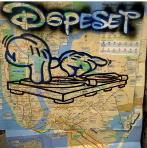 NY GRAFFITI MAP - Picture 1 of 1