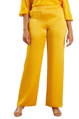 🌟Pantalón satinado MARINA RINALDI Enver PLUS talla MR 25_US 16W_ IT54_ DE46_GB20 Foto 1 de 4