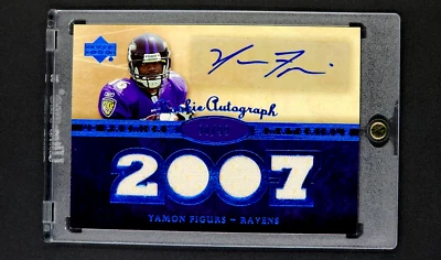 2007 UD Premier Rookie Auto Materials Blue #147 Yamon Figurs RC Autograph /99 - Image 1 of 4
