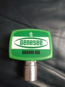 Vintage Genesee Beer Tap Handle  Bakelite - Rochester, New York Green 💚 tap - Picture 1 of 4