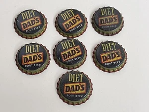 7 Dads Diet Root Beer Bottle Caps Soda Beverage Pop Drink Old Vintage - Picture 1 of 2