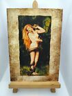 Lilith Witch First Woman Wall Art Print Dark New A4 Antique Effect aesthetic 180