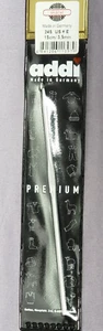 Addi Premium Stahl Häkelnadel US E / 245 Skacel 15 cm 0,35 mm Germany NEU - Bild 1 von 4