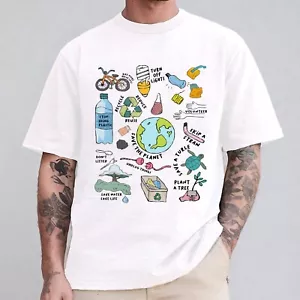 Earth Day Environmental Save The Planet Environmental Men Women T-Shirt - Picture 1 of 22