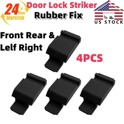 4 PIEZAS Cerradura Puerta Golpes PARA ARREGLAR GOMA Para Mercedes-Benz W126 W123 240D 280E 300D Foto 1 de 4