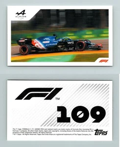 Alpine - Fernando Alonso #109 Formula 1 Season 2021 Topps Sticker - Picture 1 of 1