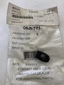 NOS OEM Arctic Cat U-Nut Clip 1/4-20 0623-771 - Picture 1 of 1