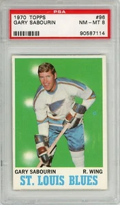 1970 Topps Gary Sabourin #96 PSA 8 P1411 - Foto 1 di 2