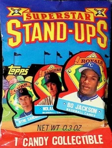 Topps Superstar Stand-Ups 1991 Candy Collectibles: Single Unopened packs - Picture 1 of 2