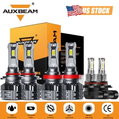 Faro LED Canbus AUXBEAM haz alto/bajo + bombillas antiniebla para Toyota Tundra 2007-2013 Foto 1 de 4