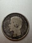Guatemala 1864 Un Peso Silver Coin MINTAGE 205,000K