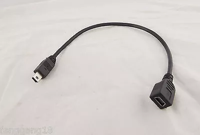 10x Mini USB B 5 Pin Male To Female Jack Extension Data Adapter Lead Cable Cord - Image 1 of 4