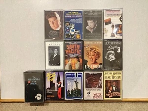Bundle 13 Musicals Cassettes Tapes Webber Mancini Rogers Hammerstein Midler Webb - Picture 1 of 16