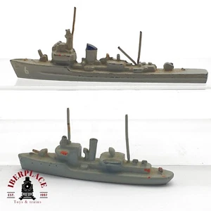 1:1250 2x destructores marina de guerra maqueta barcos antes de la guerra coleccionistas rareza - Imagen 1 de 3