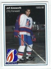 1995-96 Kamloops Blazers (WHL) Jeff Ainsworth