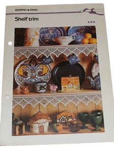Crochet Pattern for Vintage Shelf Trim © Marshall Cavendish 1985 - Picture 1 of 1