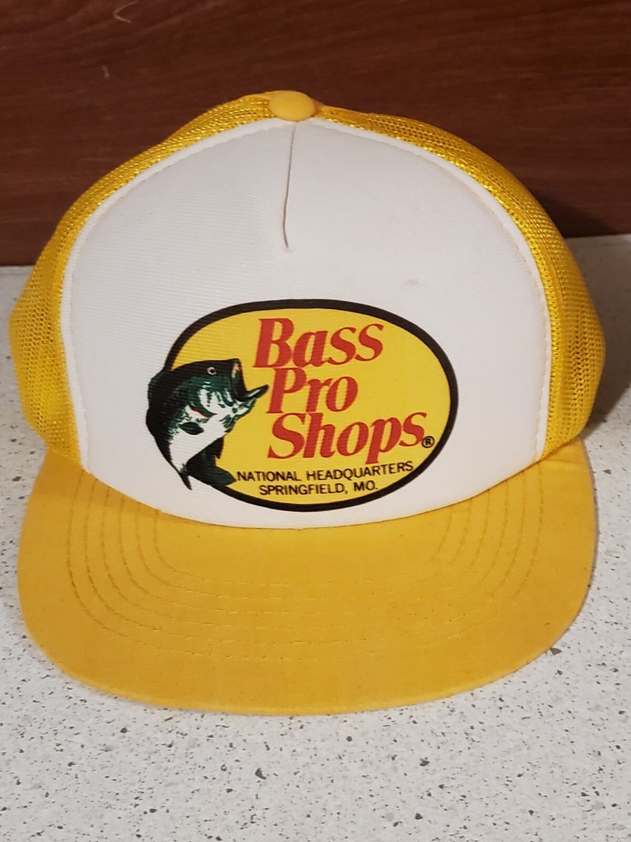 Bass Pro Shops キャップ 黄色 フリーサイズ 古着 Bass Pro Shops キャップ 黄色 フリーサイズ 古着｜Yahoo!フリマ