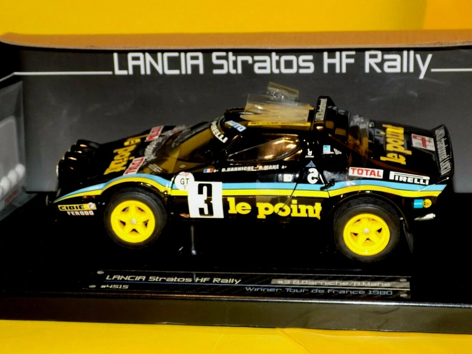Lancia Stratos HF #3 Darniche Maha 1Er TOUR DE FRANCIA 1980 SUN STAR 4515 1:18 - Imagen 1 de 4