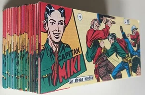 CAPITAN MIKI Collana Scudo - Strisce 1/21 - Anastatica - OTTIMO - Picture 1 of 3