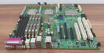 Mainboard 0GU083 Dell Precision 490 + Dual CPU 2x Intel Xeon E5345 + 2GB Ram - Bild 1 von 4